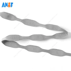 Wholesale 25mm nylon wide and narrow webbing gourd belt special-shaped webbing accessories wave-shaped bag strap shoulder strap