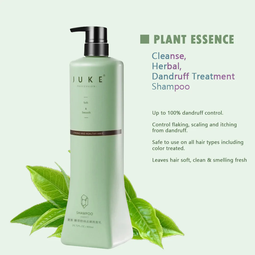 Private Label Plant Extract Herbal Anti Dandruff Hair Scalp Treatment Shampoo and Conditioner for Momen and Men
