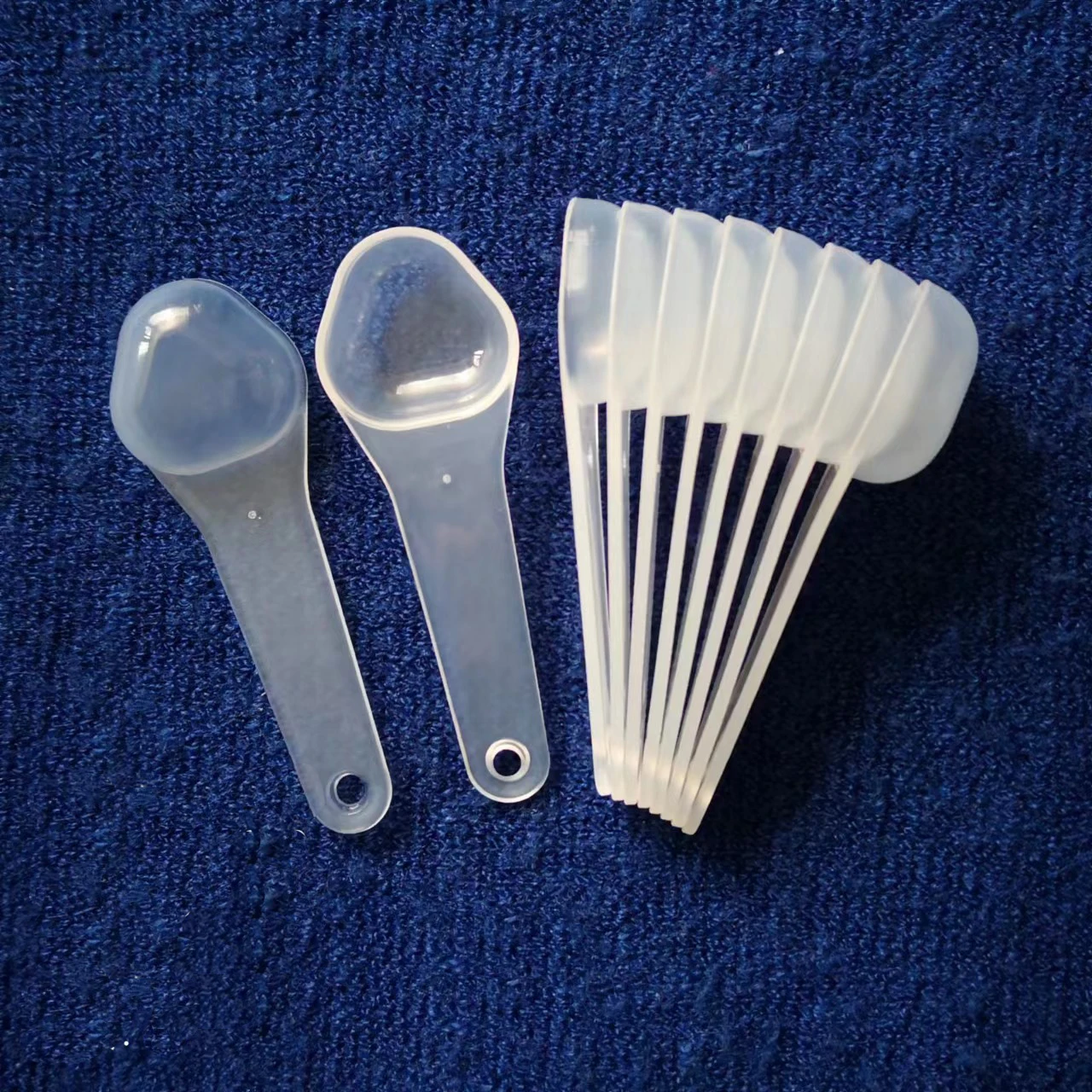 Kitchen salt spoon 1.2g PP plastic measuring spoon white seasoning spoon  2.5ml 2024 new idea