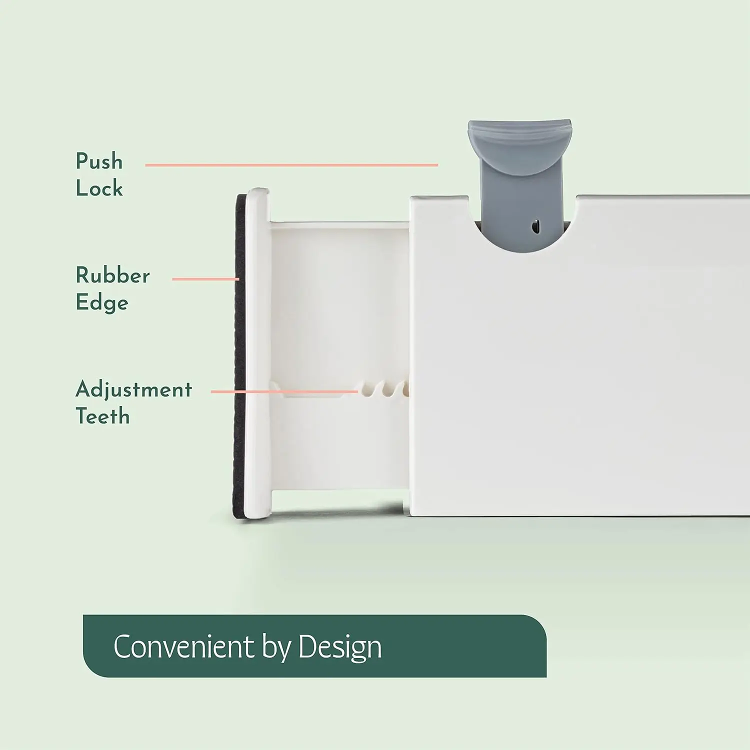 Household Storage Adjustable Eco-Friendly ABS Plastic Underwear Dresser Cabinet Organizer Expandable Drawer Dividers