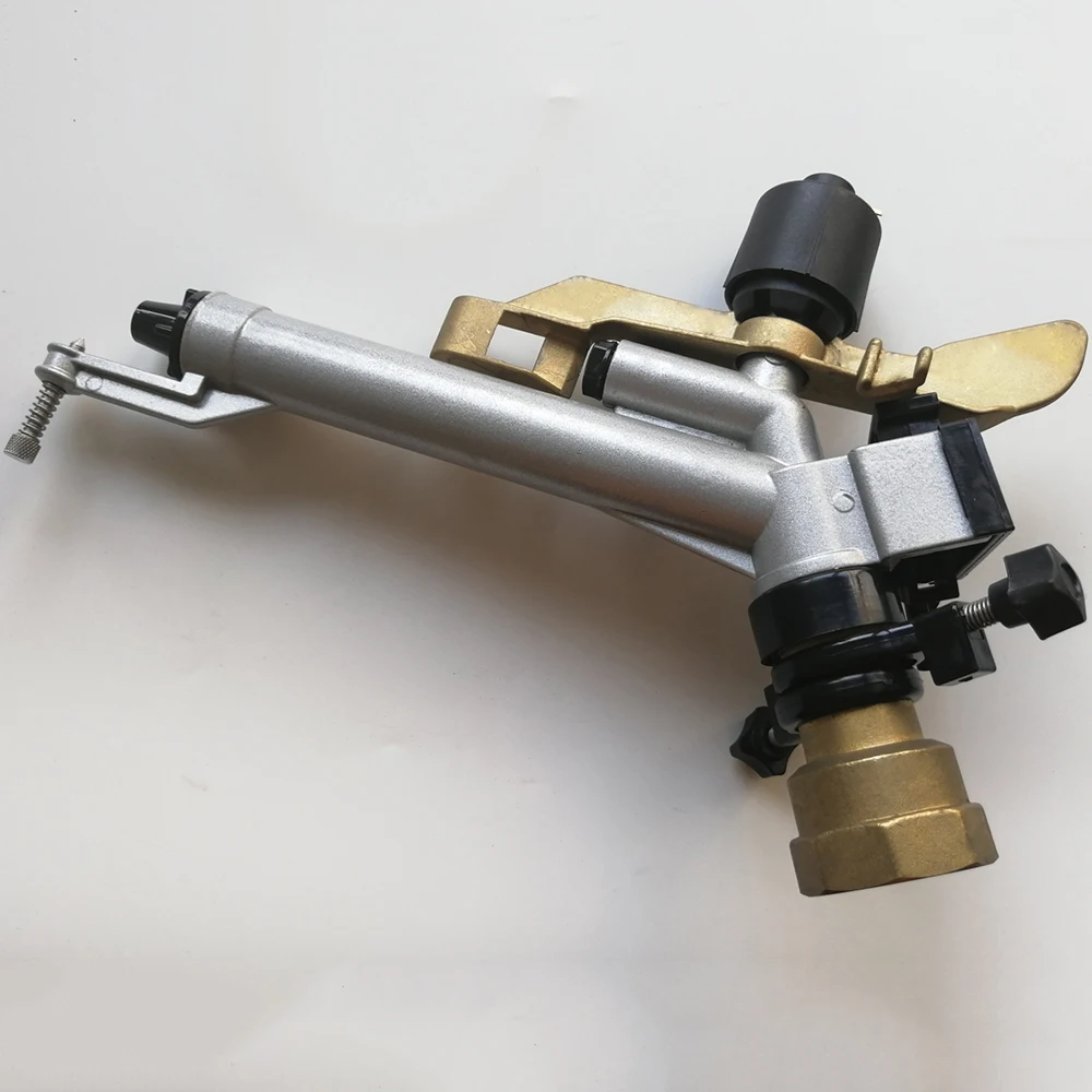factory price pistola de riego Hot Sale Al Alloy and Brass 1.5' Female BSP 360 Gear drive Big Rain Gun Sprinkler