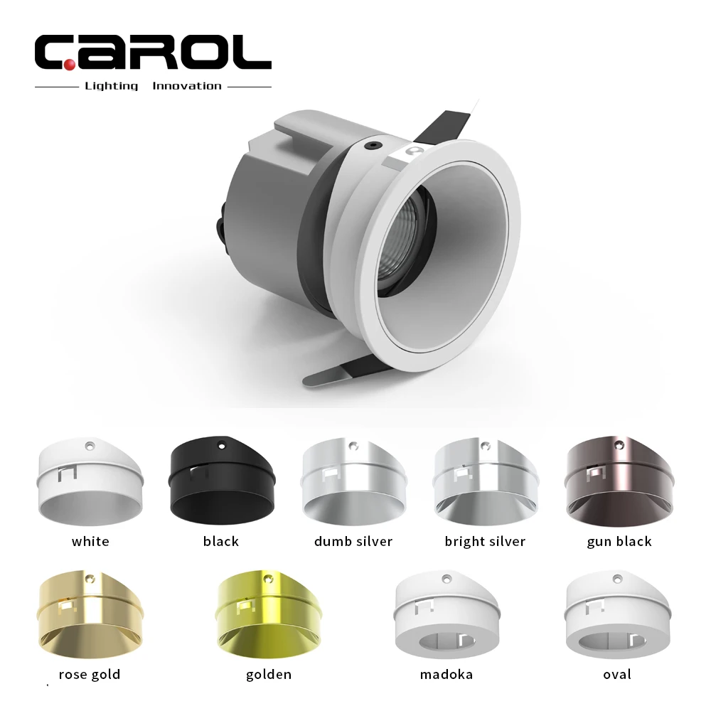 Hot Selling Cheap Hotel Hall Ressed Spotlight Lamp Housing Led Wall Spot Light Living Room 90 Modern Aluminum Alloy 80 5W 55mm