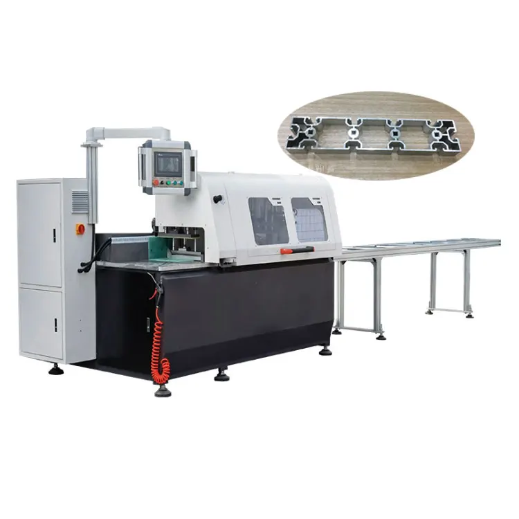 455CNC automatic servo motor Aluminum Profile Cutting Machine