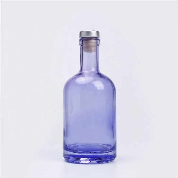 50ml vodka glass tequila bottle factory color spraying spirit bottle glass rum bottles brandy for alcoholic beverage