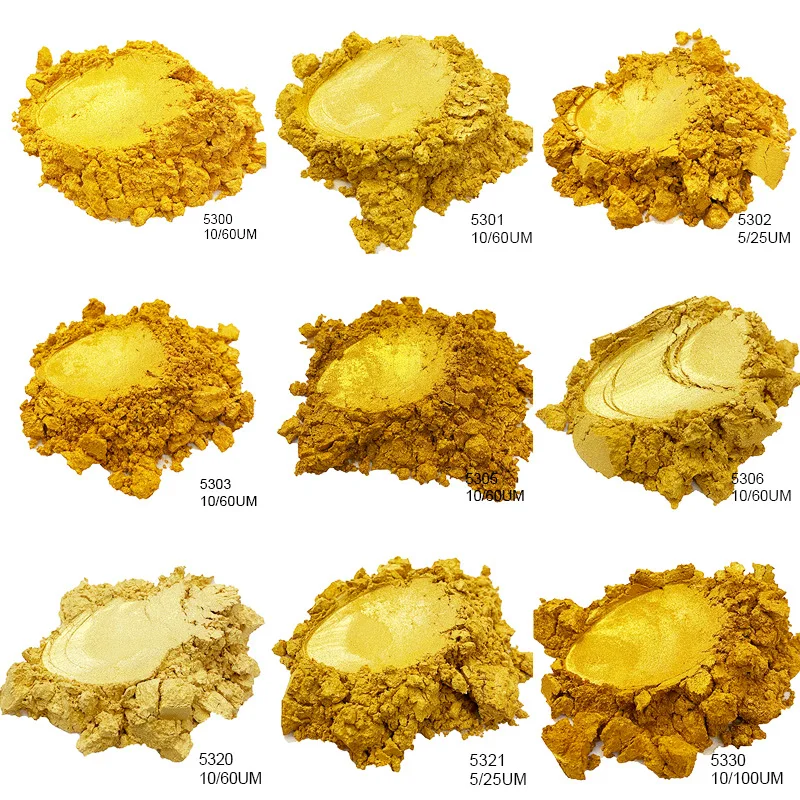 Manufacturers spot wholesale gold pearlescent powder for plastic ceramic pigments