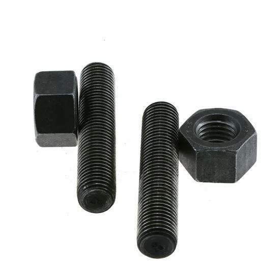 Factory price ASTM A193 GR B7 Bolt black finish  fastener manufacturer  stud