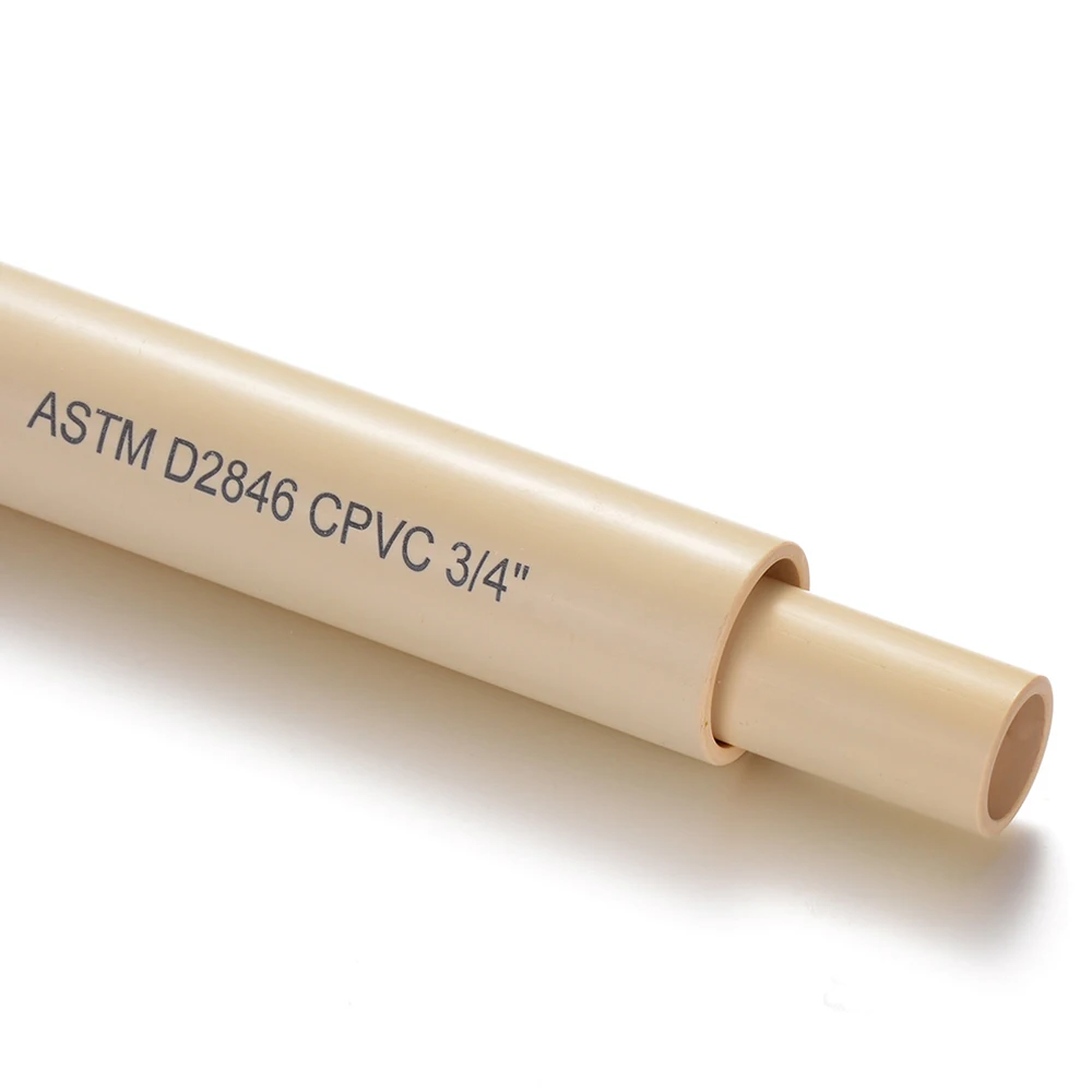 Изготовленные на заказ пластиковые трубы всех размеров ASTM D2846 CPVC цены из