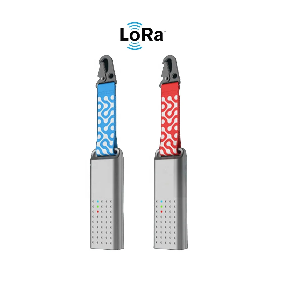 compass iot lora wan personal gps tracker which can be attached to bag and lugguge