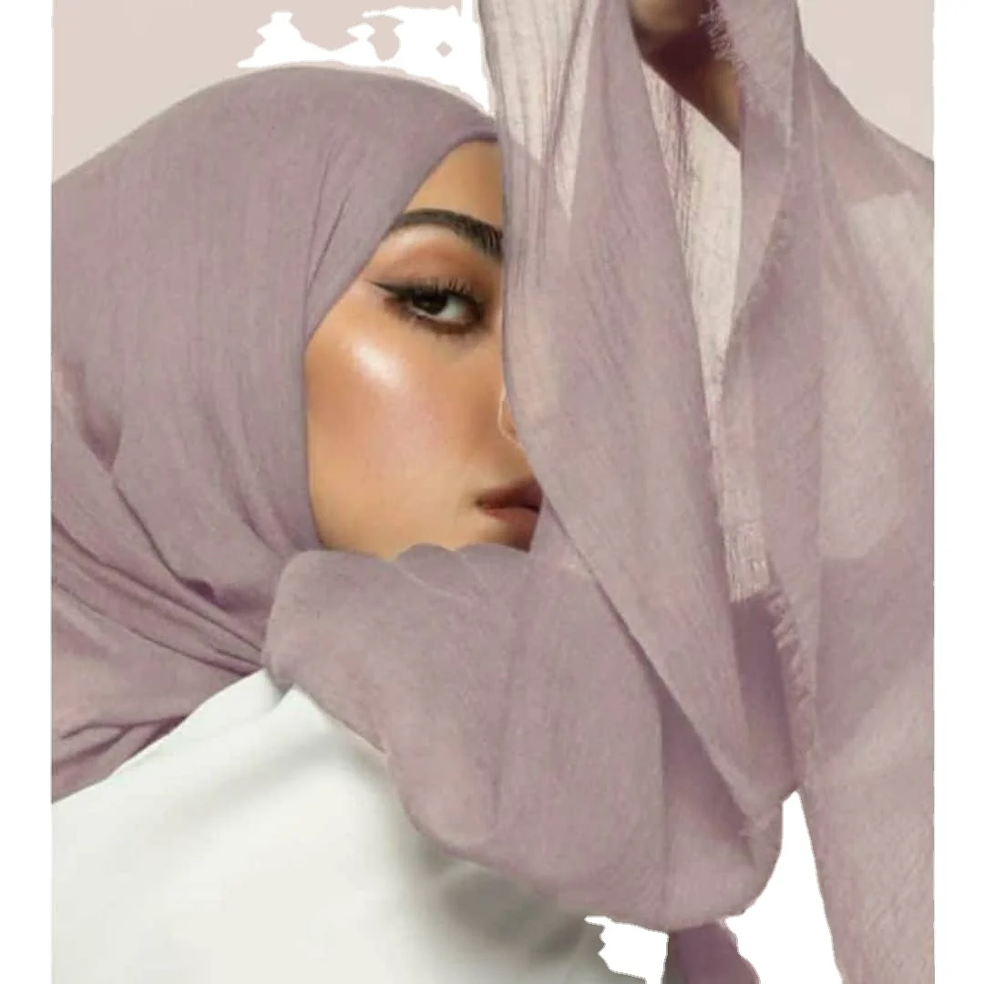 2021 latest spring new design soft felling plain modal cotton viscose scarf women hijabs long shawls with tassel