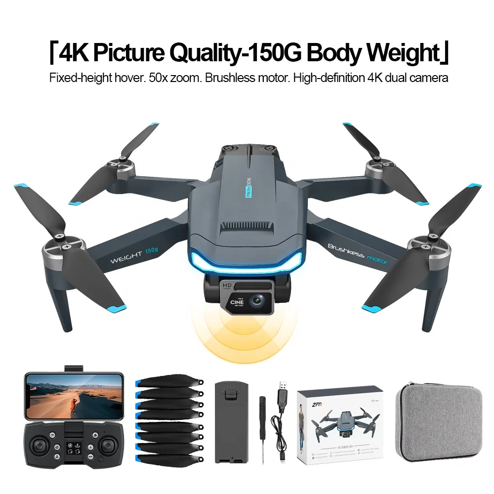 F194 quadcopter Drone 4K hd camera RC air mini professional 4K cameras drone
