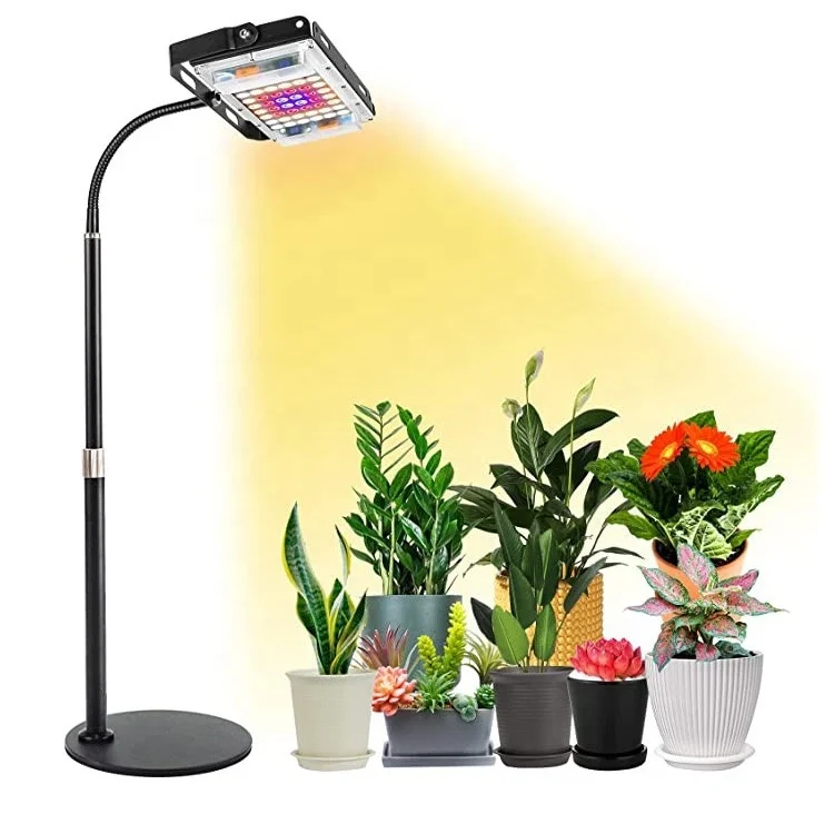 150W Full Spectrum LED Plant Grow Light with Stand IP65 Aluminum Body for Indoor Veg Bloom Seed Starting 7000 lx