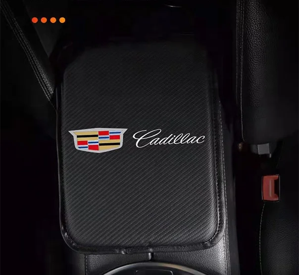 Armrest Box Cover Pad Case Protector Console Lid Protective Cover Universal car Memory Foam PU Leather  Car Center Console