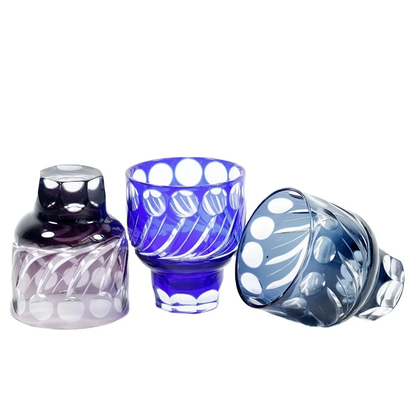 Wholesale Factory Made Japanese style Light Craft Sake Glass Cup
