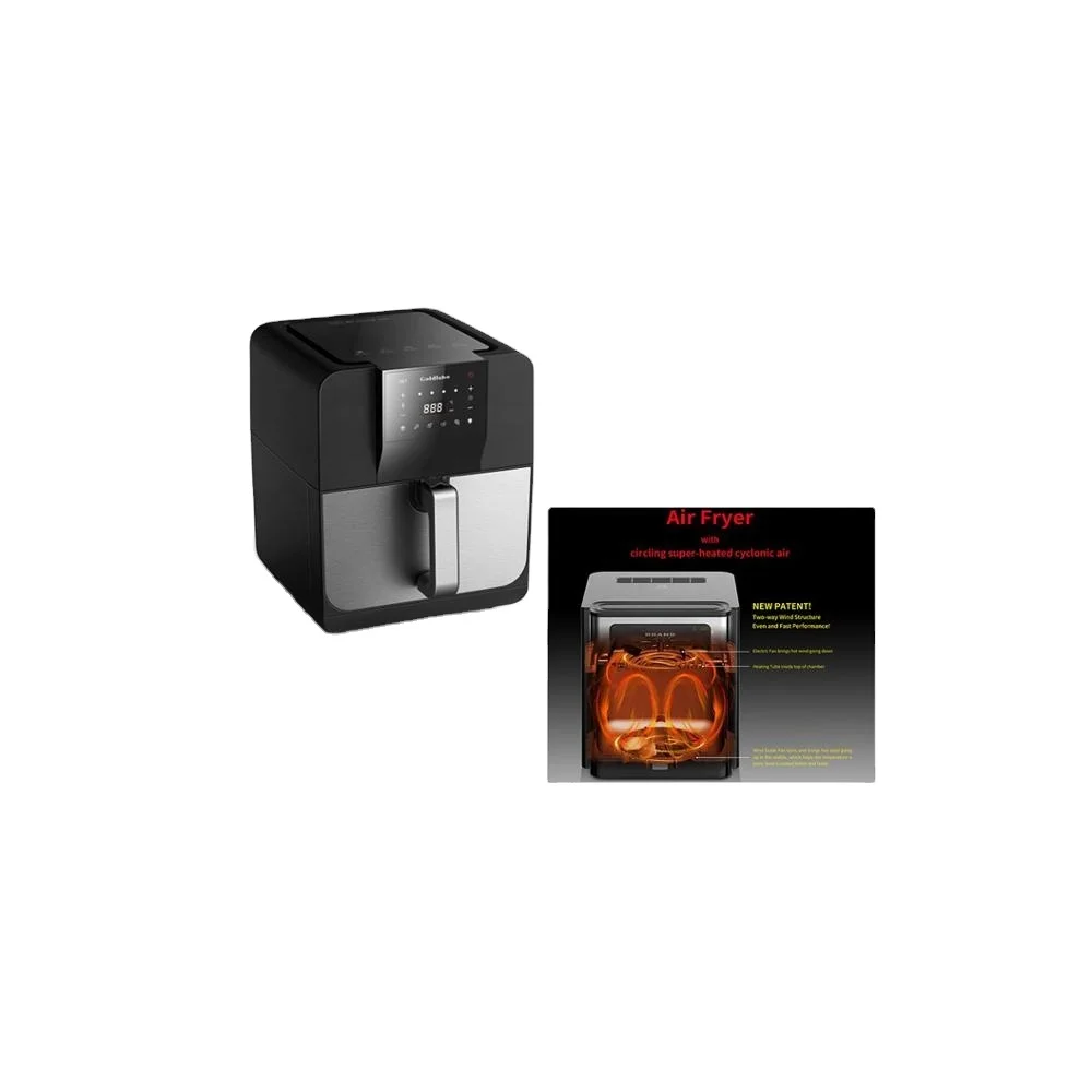
China 5 Liter Capacity Manual Control Air Cooker And Fryer With Light Indicator 