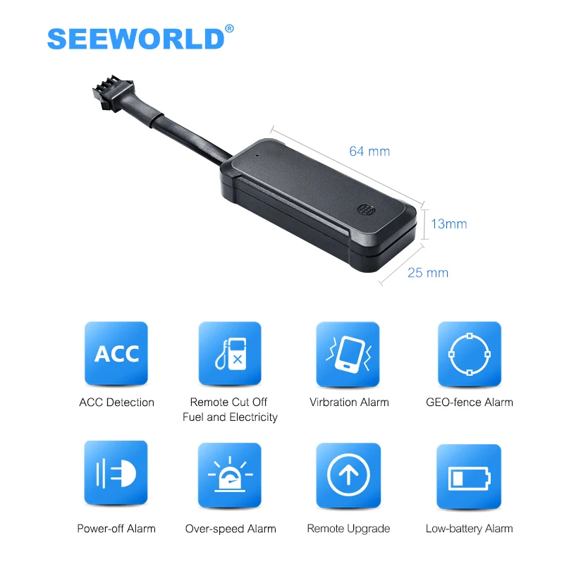 Мини gps-трекер автомобильный локатор 2G 3G 4G