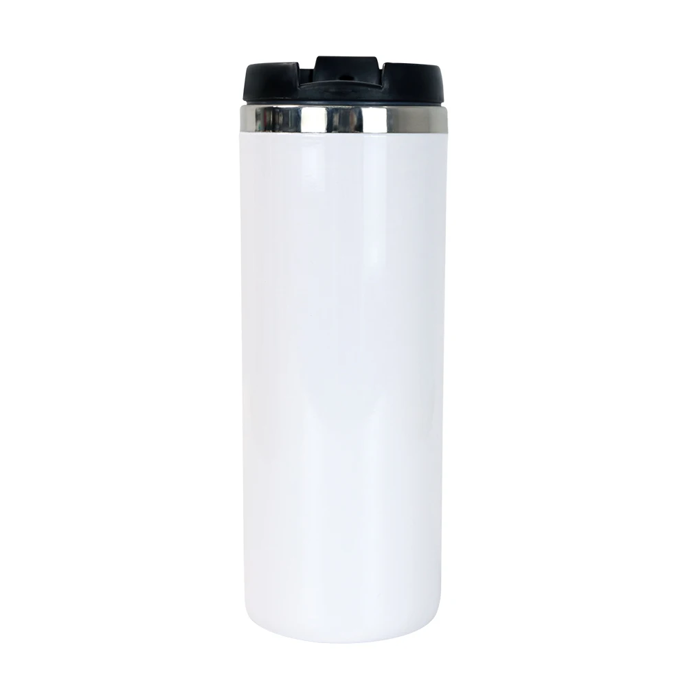 Vacuum Custom Logo  Vacuum Insulated Tumbler Modern Curve Stainless Steel Tumbler 450ml Double-layer Stainless Steel Tumblers
