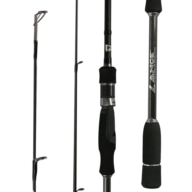 8ft high carbon 30T fishing rods carbon fibre spinning canas de pescar 2 piece fishing rods