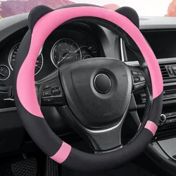 New fashion cute linen ladies car steering wheel cover