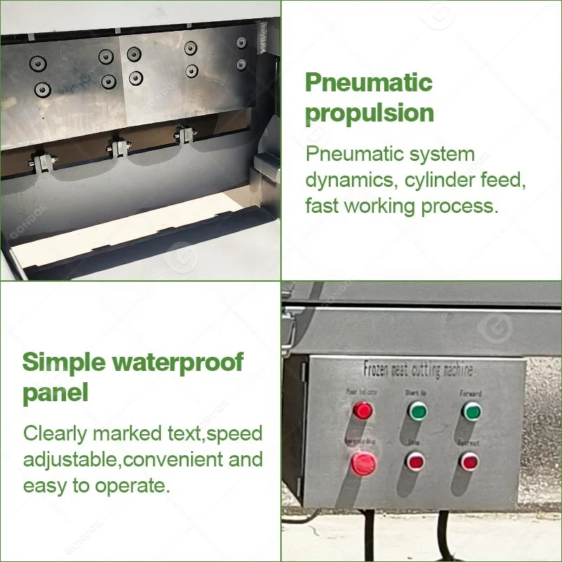 Crusher For Frozen Chicken Meat Chunk Cutter Block Breaker Planer Industrial Flaker Machine