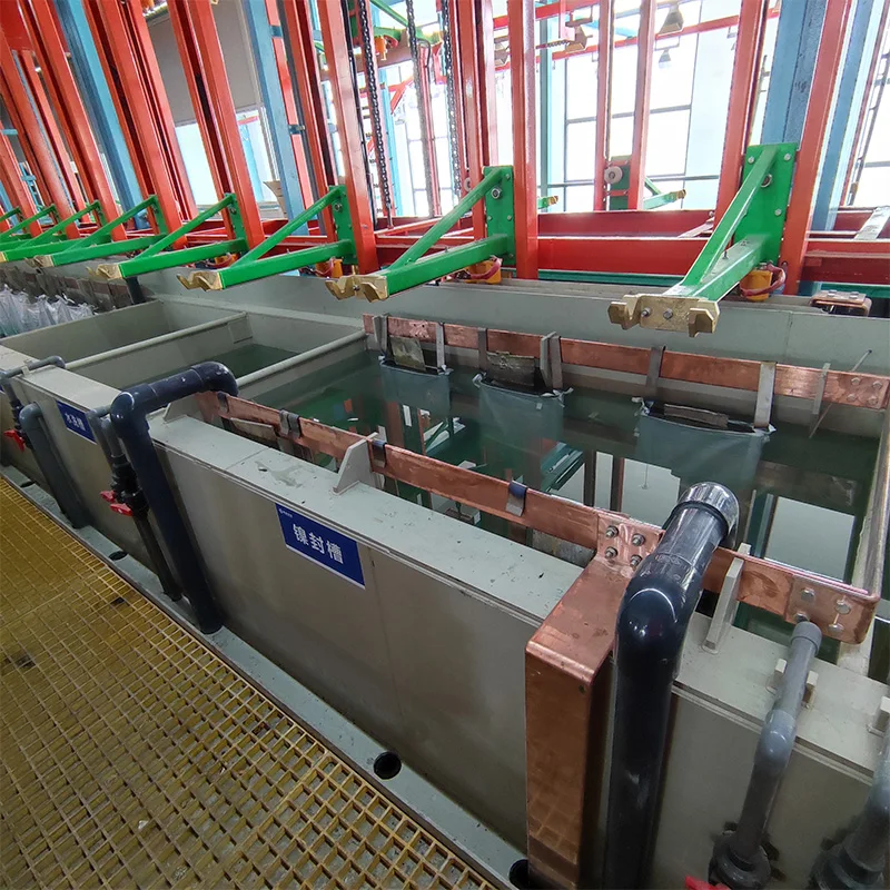 Wenbo Anodizing aluminum profile Angle iron plating plants machine electroplating line Zn- Ni machine