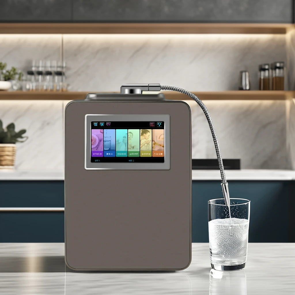 Manufacturer High pH Value Kangen Alkaline Hydrogen Water Ionizer Produced Ionized Water With 8 Large Ti-Pt Plates