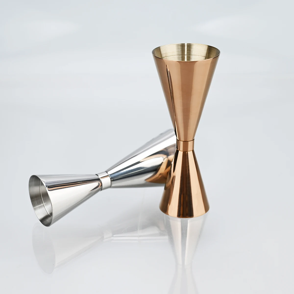 Bar Tool Jigger Metal Double Cocktail Jigger 30/60ml Stainless Steel Bar Measuring Cup Mr Slim Jigger