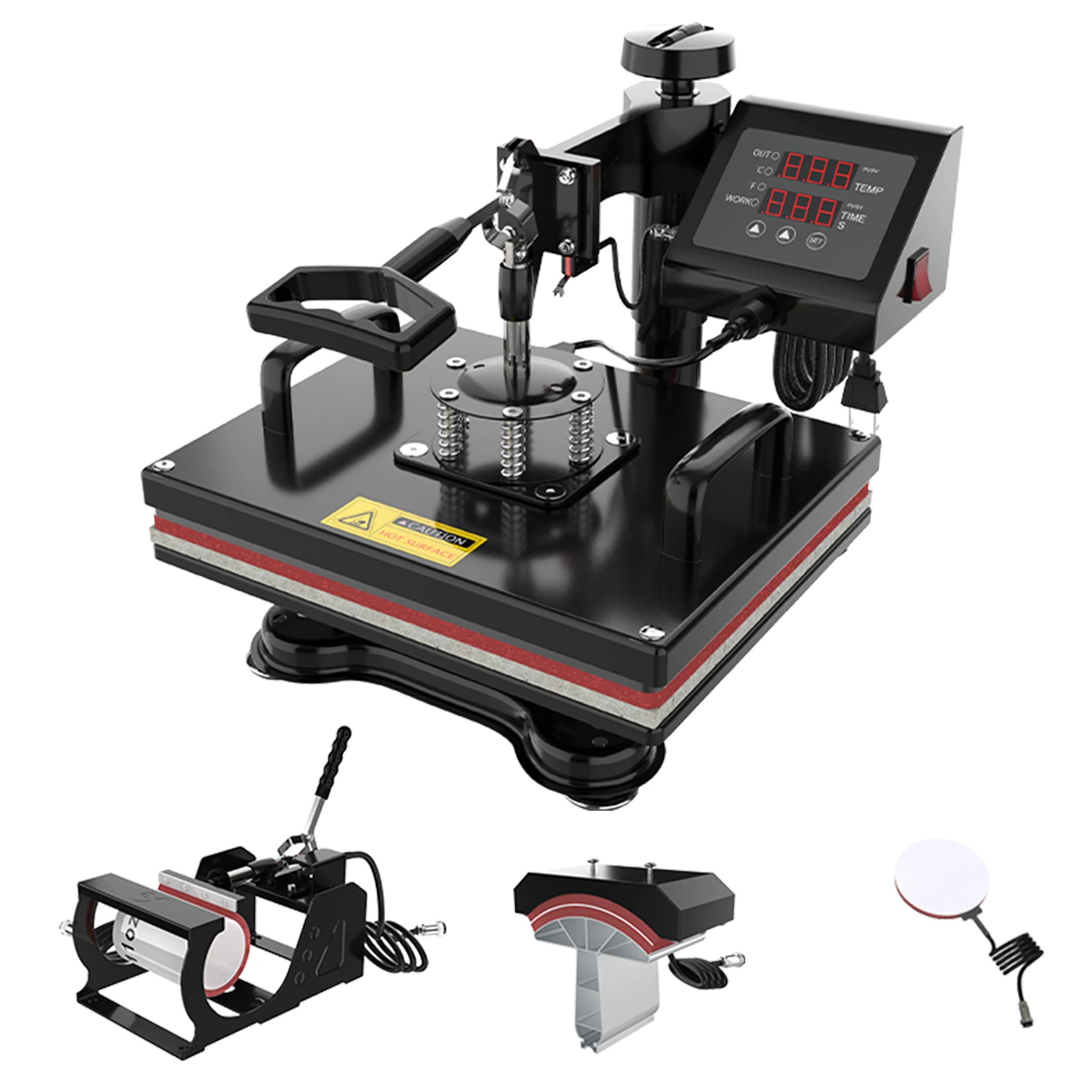
High Quality Cheap Price Popular Sell Customized Design Heat Press Sublimation Combo 4 in 1 Heat Transfer Machine 
