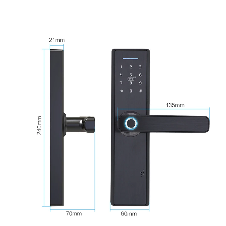 GOKING Factory Wholesale Tuya WiFi Biometric Fingerprint Smart Digital Keyless Safe Electronic Door Lock cerradura inteligente
