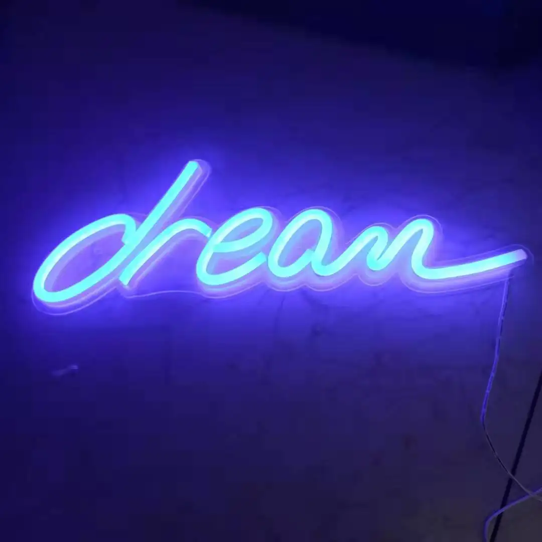 Wall mounted custom led neon letters backboard light for party and events decoration