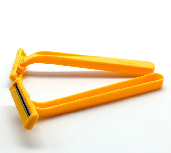 Sale In Bulk Hotel Disposable Twin Blade Razor Safety Medical Metal Razor Handle Reusable Double Edge Shaver Razor For Men