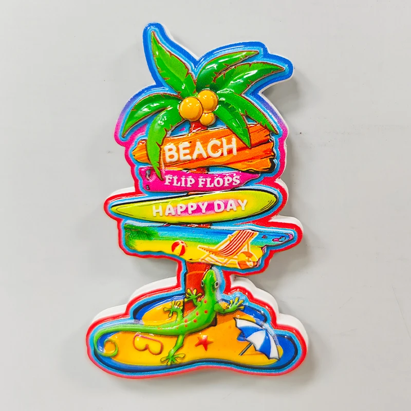 3D Country Resin Magnets For Fridge Custom Printed Polyresin Fridge Magnet Customised Refrigerator Magnet Tourism Souvenirs