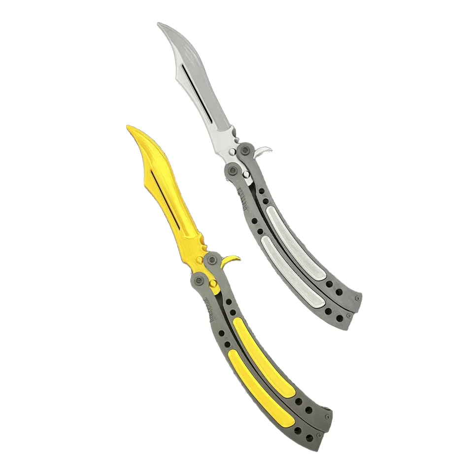 3D-printed CS2 game model knives with multiple color options, reproduced on a 1:1 scale and 100% filled.