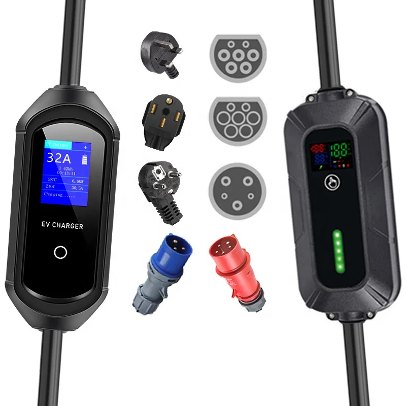 35KW GBT EV Charger 32A for Changan Estar Charging Baic EC3 EVSE Wuling EV Fast Charger for VW ID Charger Duosida 7KW GBT AC 16A