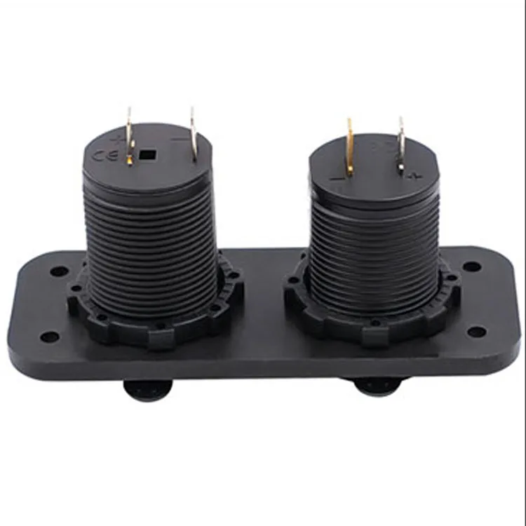 Car Lighter Charger Socket 2 In 1 Dual Usb Socket Car Charger Outlet Panel