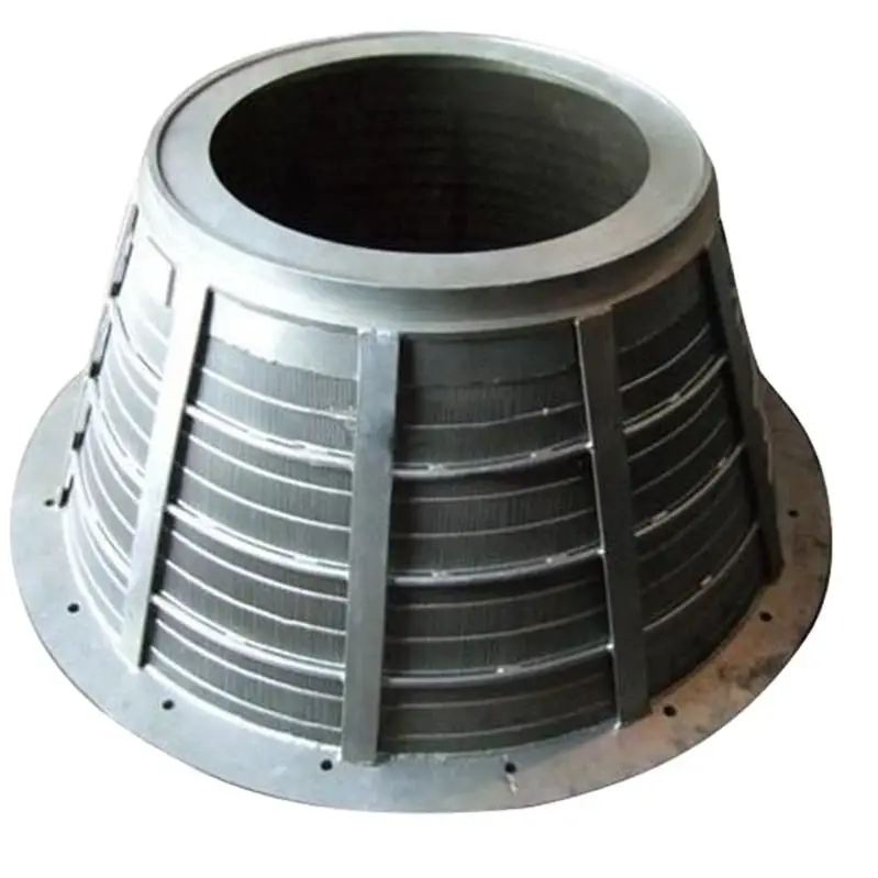 Высококачественные ситевые корзины центрифуга клиновая проволока вибросита корзина для обезвоживания слайма