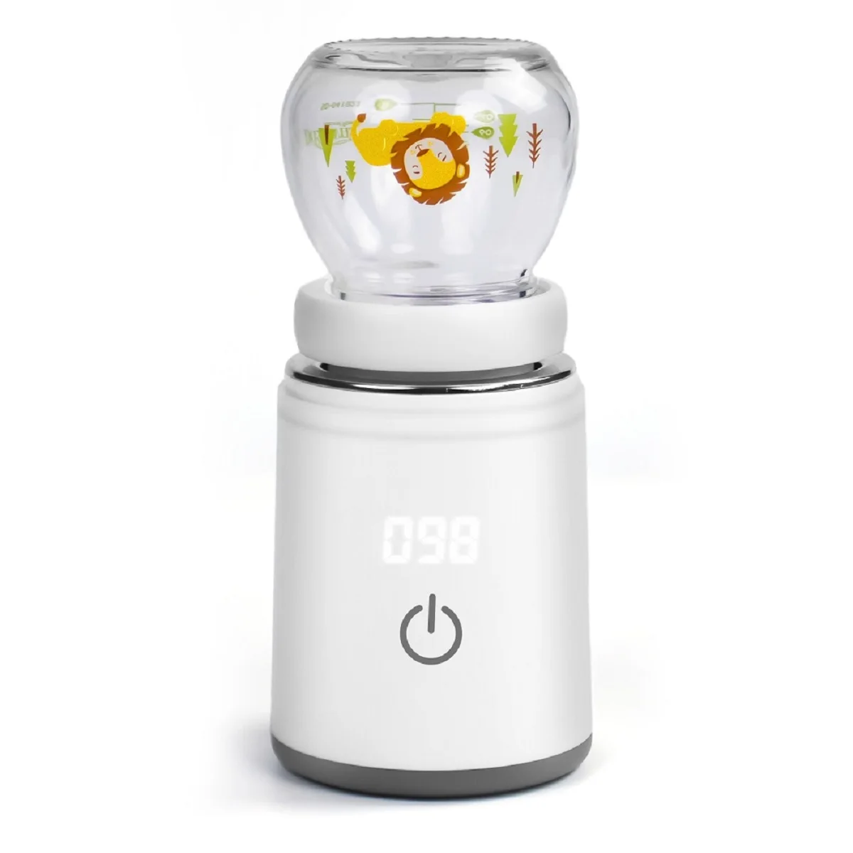 2024 New Arrival 9000mah Battery Milk Heater Portable Travel Bottle Warmer Heater Fast Feeding Baby Bottle Warmer with 5 Adapter