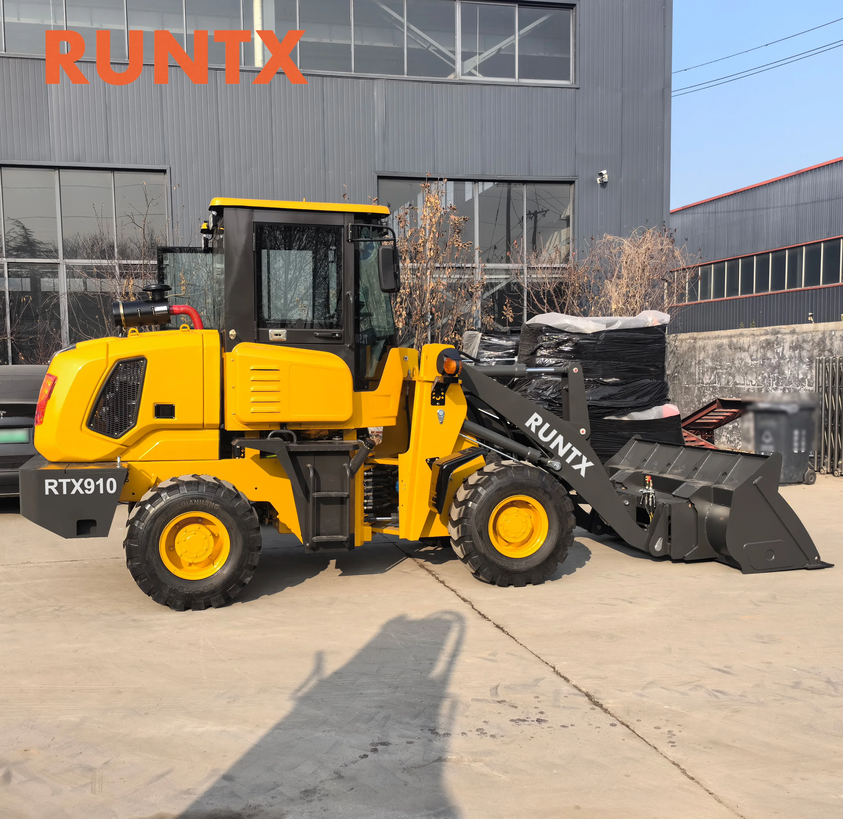 RUNTX 1 ton wheel loader mini wheel loader diesel wheel loader 2 ton