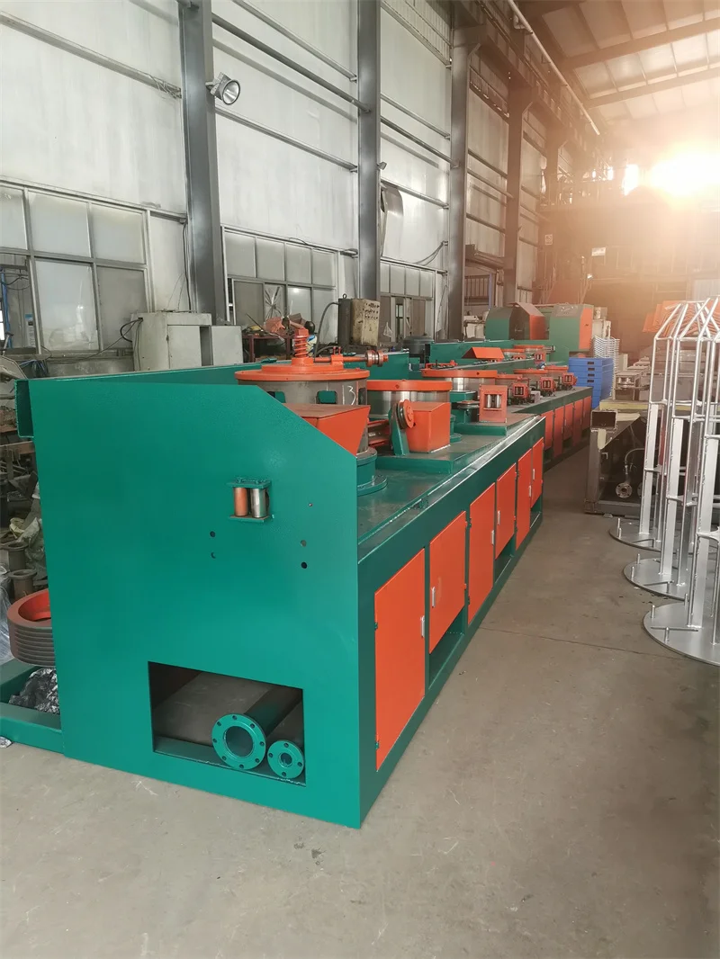 Wholesale Price Construction Works Easy to Operate Straight Line Iron Wire Drawing Machines Pully Wire Drawing Machine