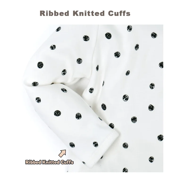 Wholesale Allover Print Newborn Sleep Wear 100% Cotton Baby Nightgowns Long Sleeve Toddler Infant Night Gowns