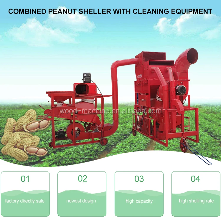 peeling peanuts sheller process automatic peanut shelling machine reliable price