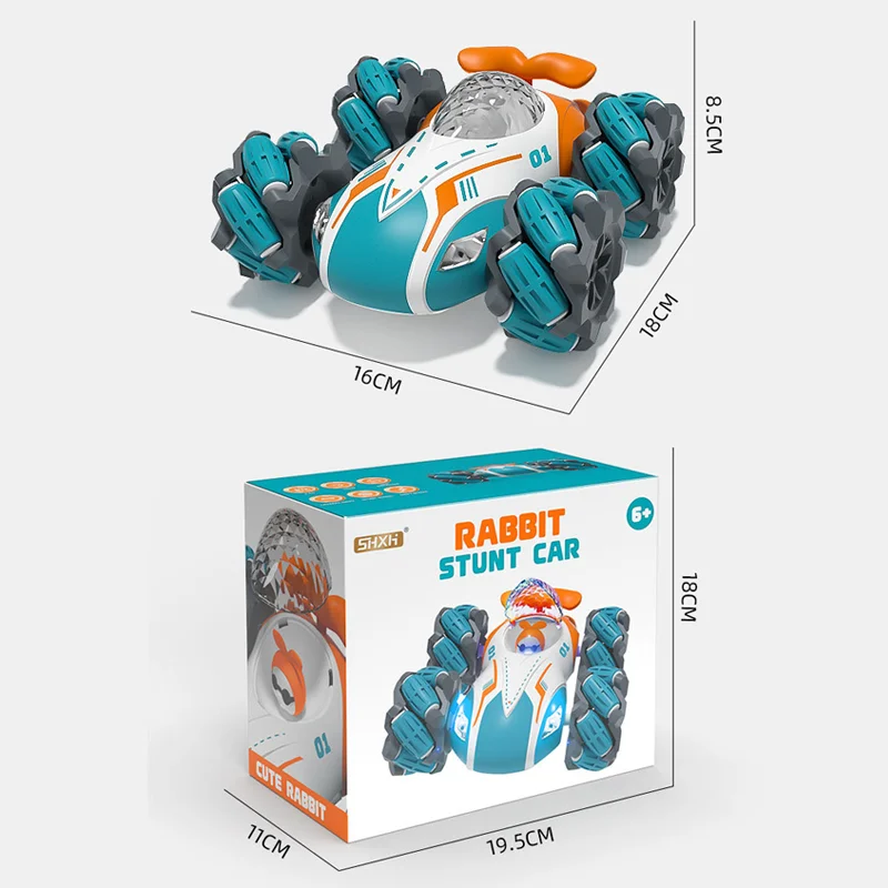 New 2.4g Double Side Astronaut Remote Control Drift Stunt Cars 4WD With Light Radio Control Toys Rc Car