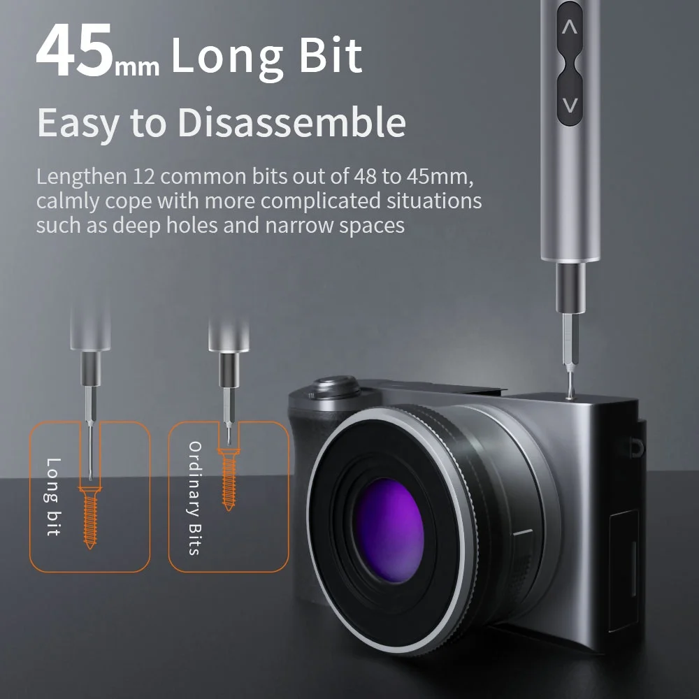 KS-882038 62in1 Lithium Battery Precise Screwdriver Electric Screwdriver Set Rechargeable Cordless Screwdriver Tools Set