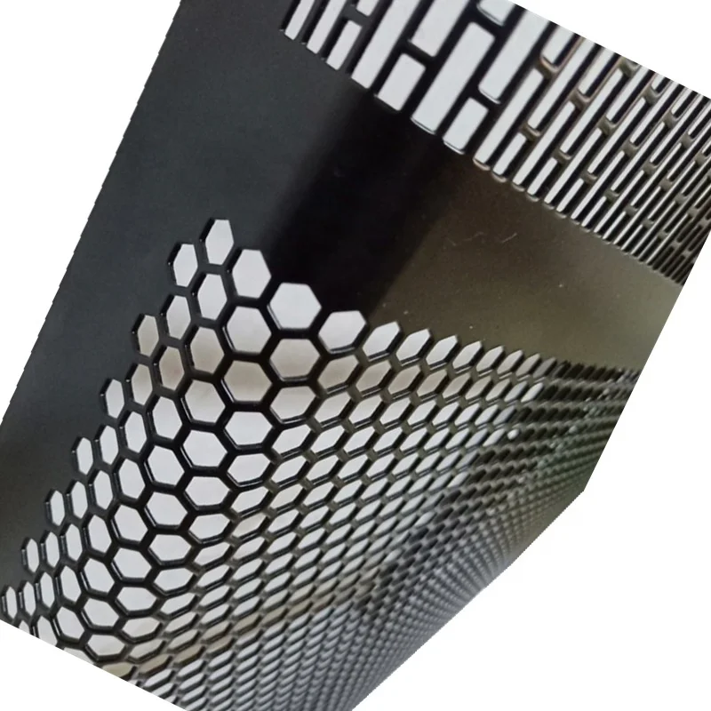 aluminum/Stainless steel 304/316L Hexagonal  perforated metal sheet