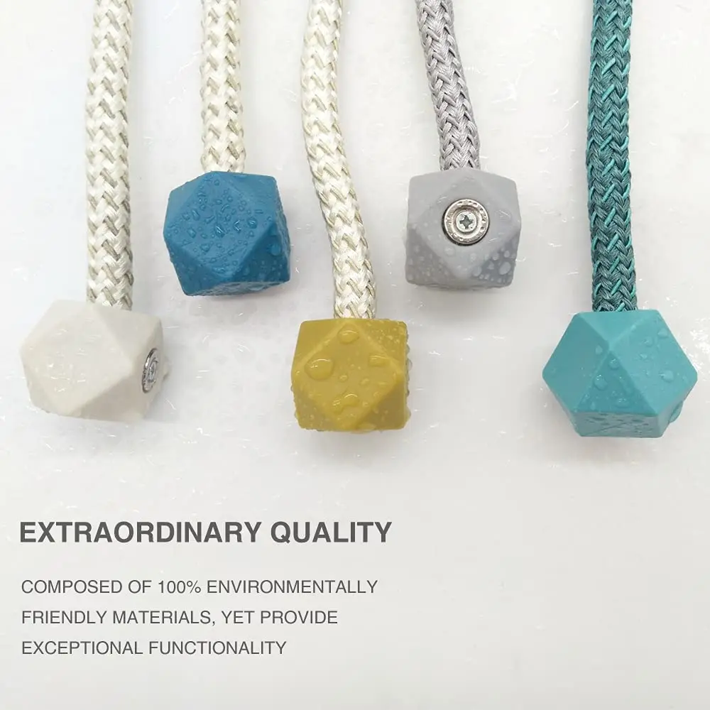 Curtain Tiebacks Magnetic 2pcs Support Wholesale Price European Convenient Drape Tie Backs Decorative Handmade Rope Holdback