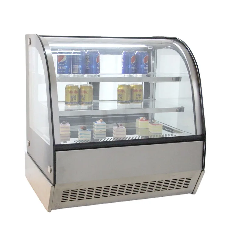 Оригинальный производитель, поставка высококачественных витрин для тортов, витрина для тортов из нержавеющей стали с прямым углом, холодильник