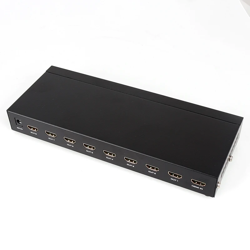mt-viki 2.0 4k 60hz 8 way 1 in 8 out hdmi splitter 1x8