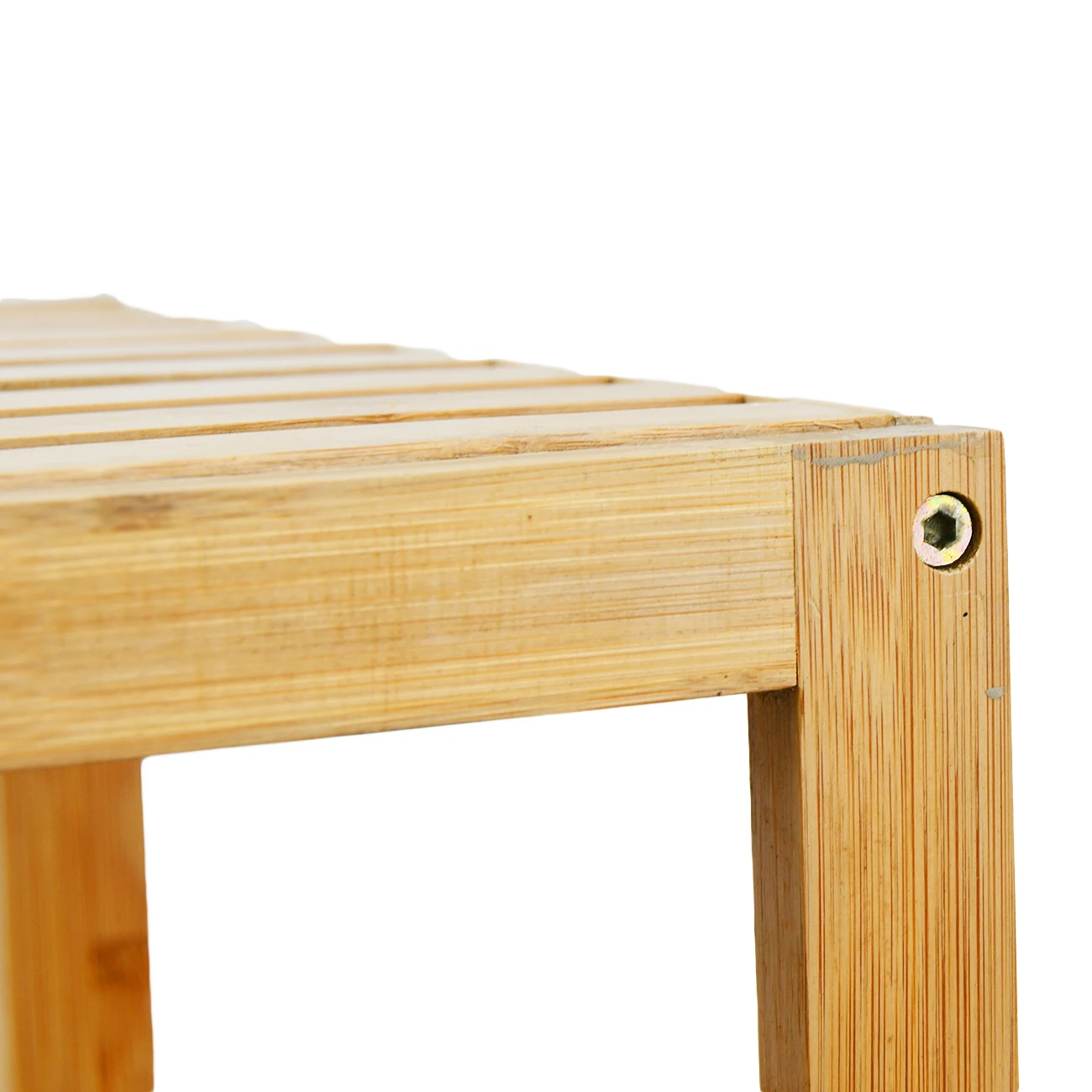 3 Tier Free standing Nature Bamboo Bathroom Towel Rack Plant Display Stand Storage Shelf