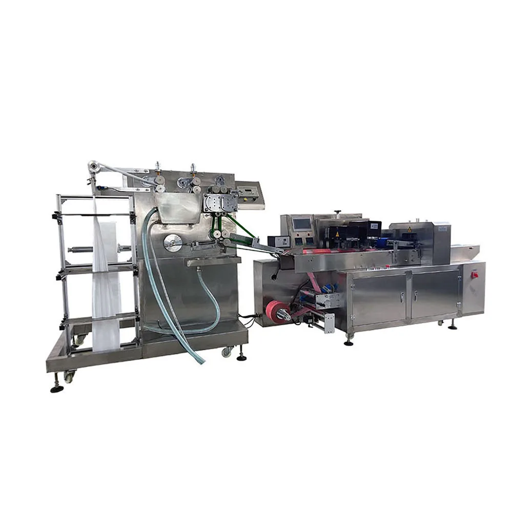 Automatic Wet Tissues Single Cleaning Wipes Packing Machine cleaning wet wipe packing machine
