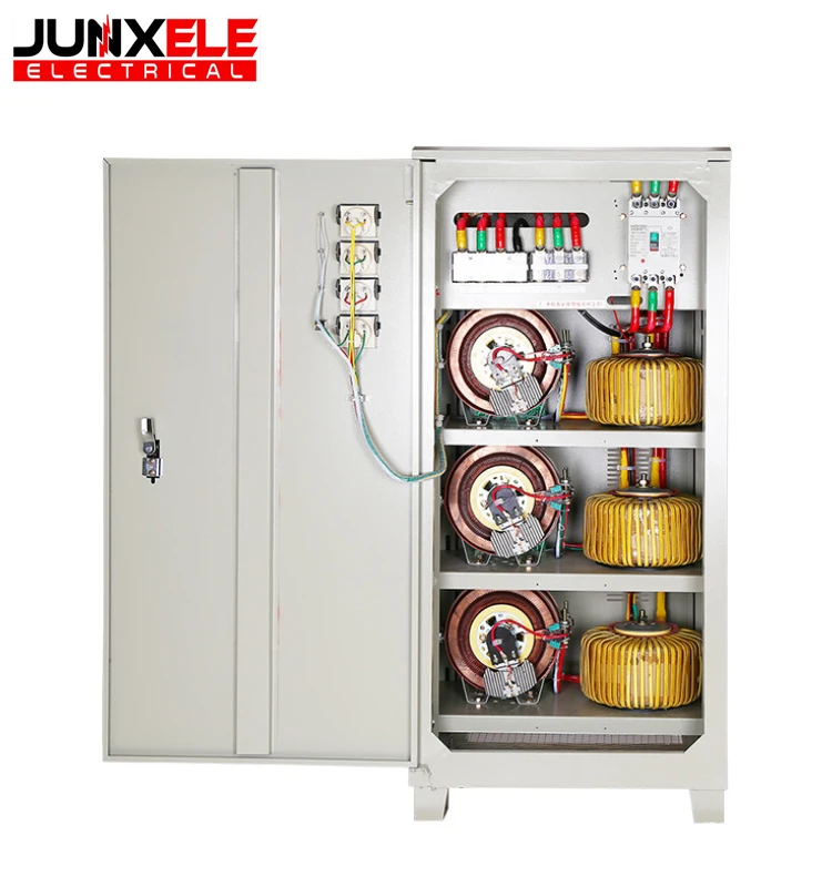 TNS Series 30 Kva 30KVA Automatic Ac Servo Voltage Stabilizer / Regulator For 220/230 Volts 50hz 60hz