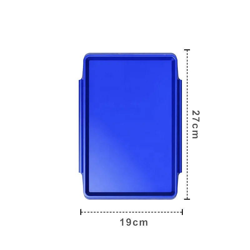 Factory Customized Inflight Restaurant ABS Plastic Anti Slip Tray Catering Atlas Food Serving Tray for Airline